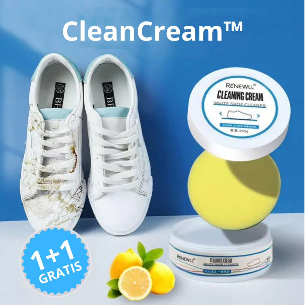 CleanCream™ Maak je Schoenen Weer Als Nieuw