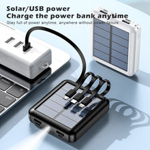 Afbeelding in Gallery-weergave laden, Solar Powerbank - Opladen op Zonne-energie
