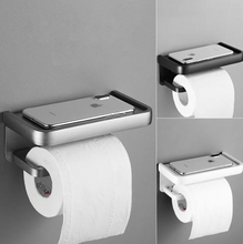 Afbeelding in Gallery-weergave laden, Toiletpapier Houder met Handig Plankje
