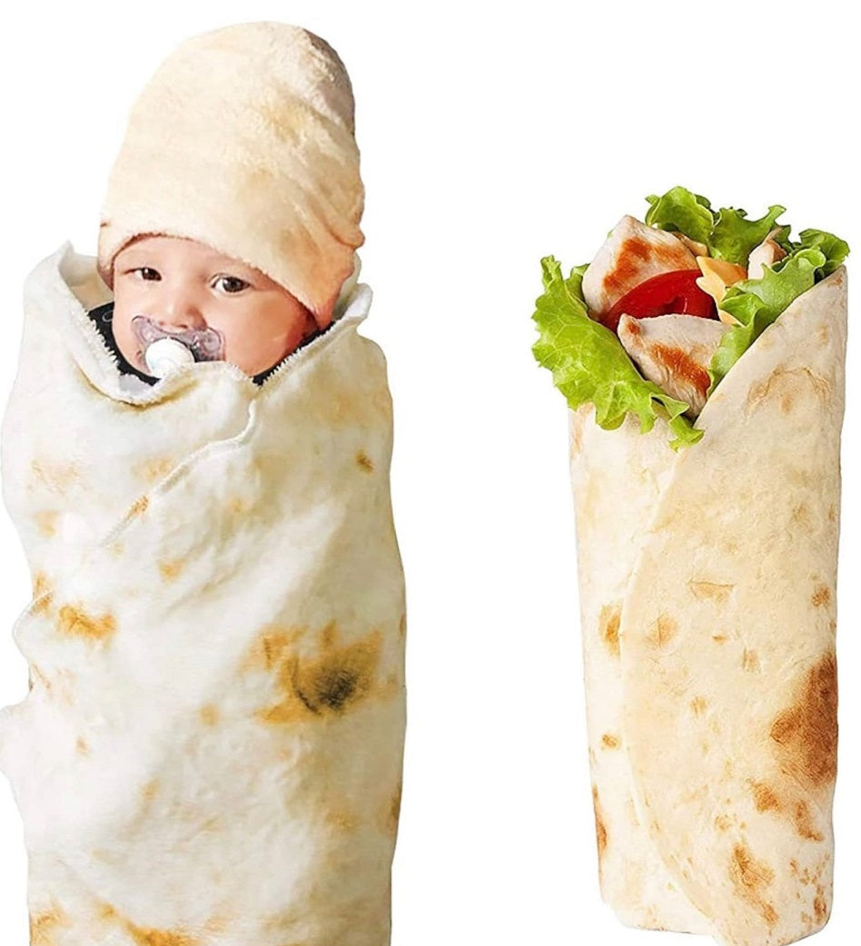 Baby Burrito Inbaker Deken + Muts