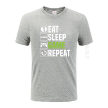 Afbeelding in Gallery-weergave laden, Grappig T-shirt voor Gamers - Eat Sleep Game Repeat
