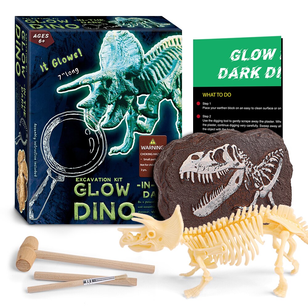 Dinosaurus Archeoloog Set - Glow in the Dark