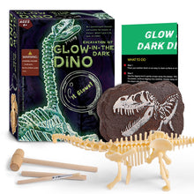 Afbeelding in Gallery-weergave laden, Dinosaurus Archeoloog Set - Glow in the Dark
