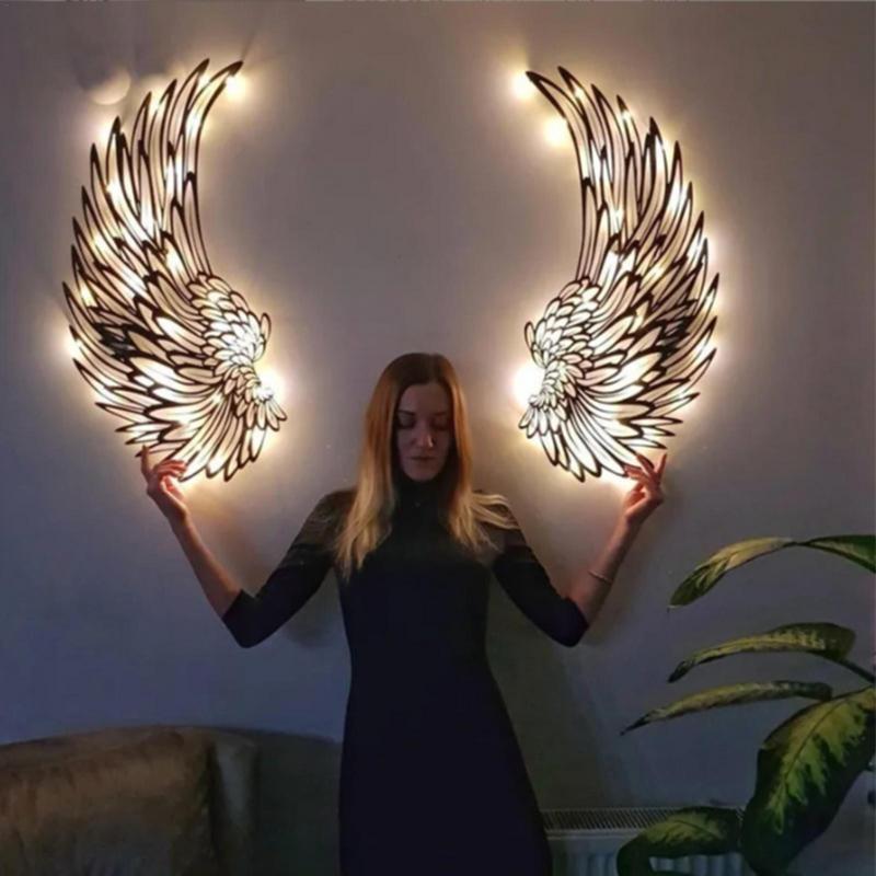 Angel Wings - Muurdecoratie met LED verlichting