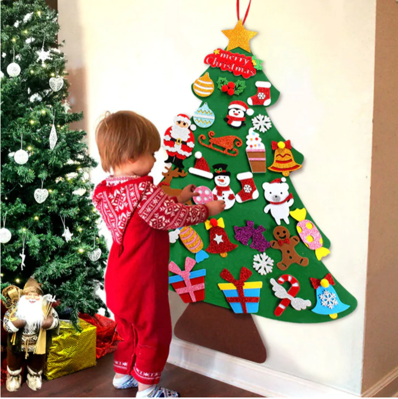 Grote Muur Kerstboom - 30 Delige set - Favoriete Kerstboom Voor Kinderen