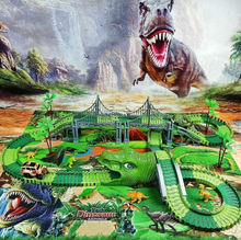 Afbeelding in Gallery-weergave laden, Dinosaurus Racebaan 200 Stukjes
